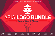 Asia Flat Logo Bundle, a Branding & Logo Template by ToonPlanet Vector Assets (Thumbnail 1 of 9)