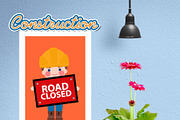 Construction Clipart, a Transportation Illustration by Cozy Cat Design (Thumbnail 3 of 3)