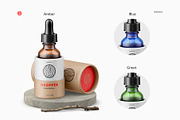 Dropper Bottle with Tube Mockup, a Packaging Mockup by HelenStock (Thumbnail 3 of 9)