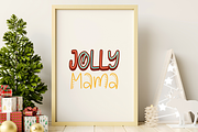 Merry And Bright is handwritten font, a Handwritten Font by Brown Cupple (Thumbnail 3 of 8)