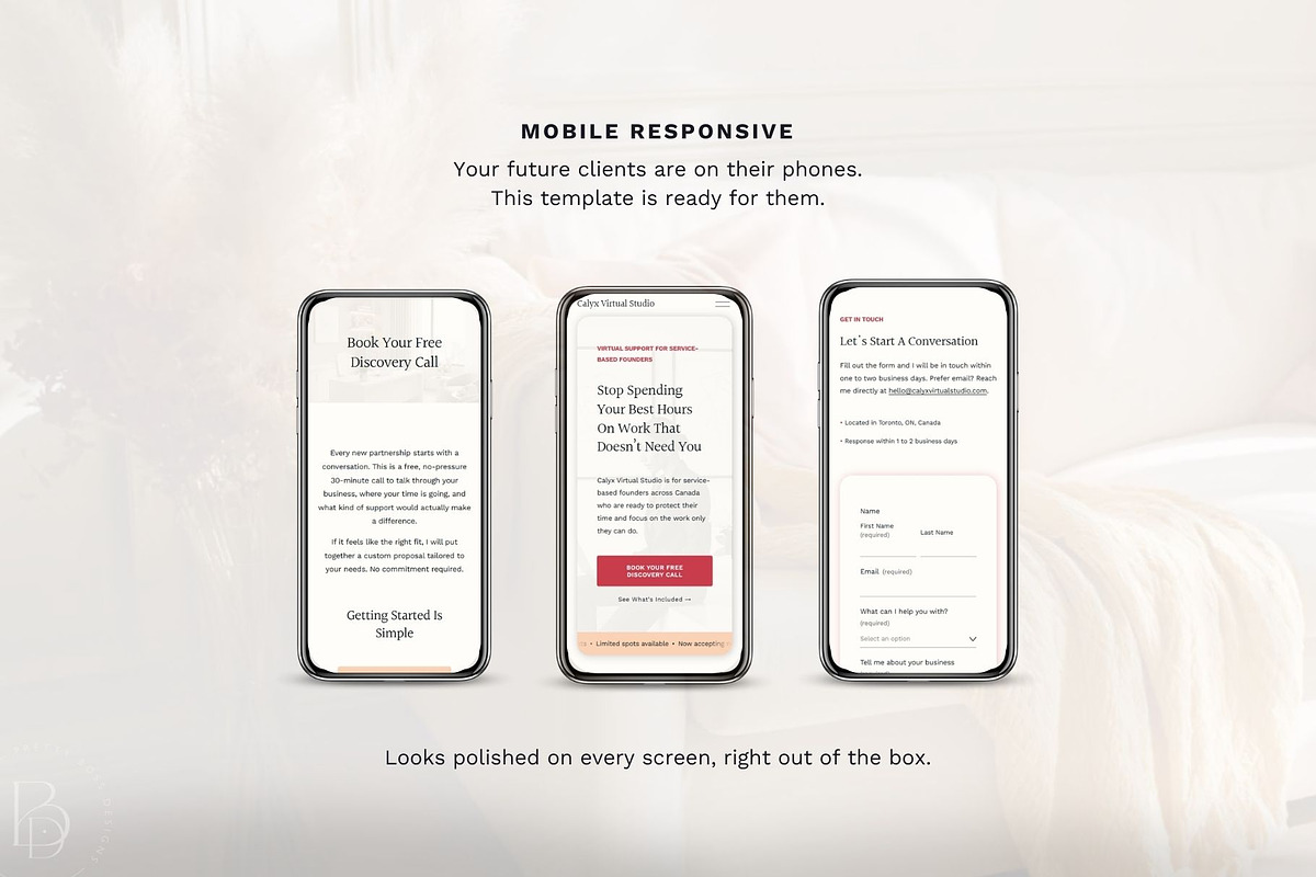 Virtual Assistant Website Template, a Squarespace Template by Pretty Boss Designs (Photo 5 of 7)