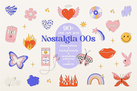 Nostalgia 00s | Graphics & patterns