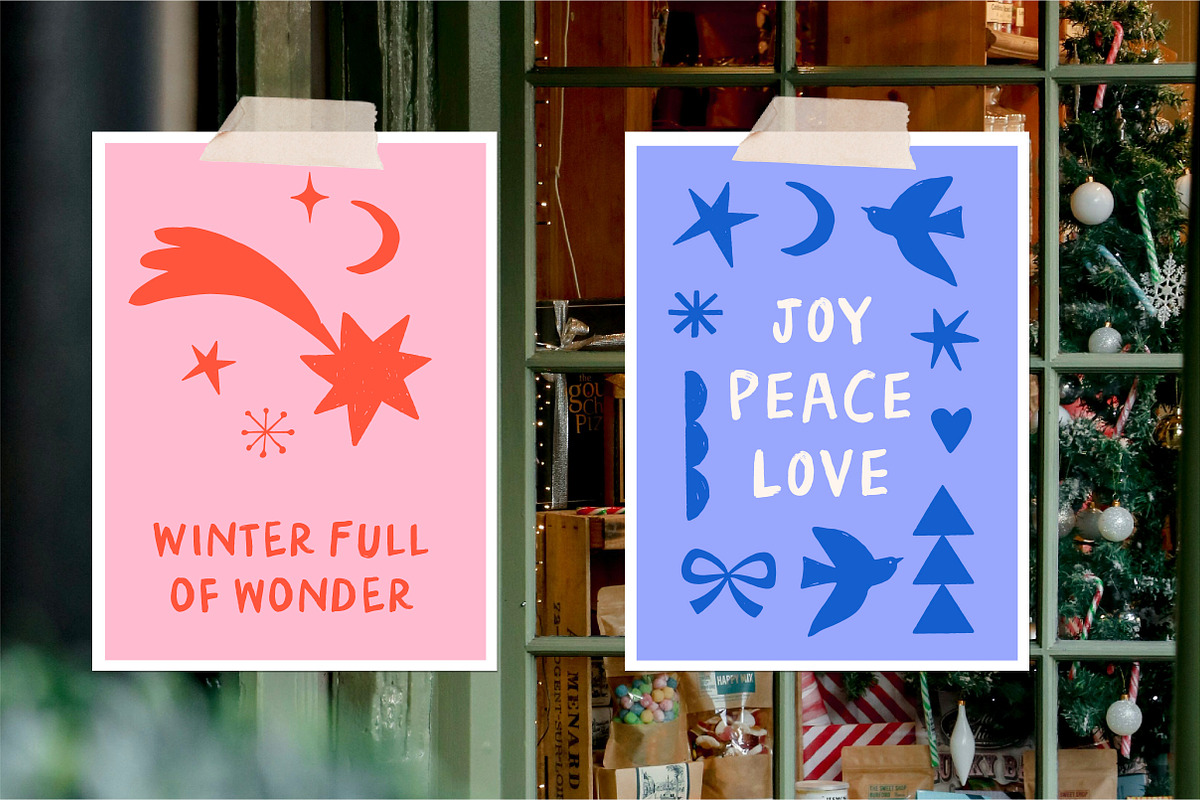 Season of Sparkle, Christmas Doodles, a Decorative Illustration by Marish (Photo 12 of 16)