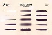 Pastel Dreams Procreate Brushes, a Brush Add-On by brushapes.com (Thumbnail 4 of 10)