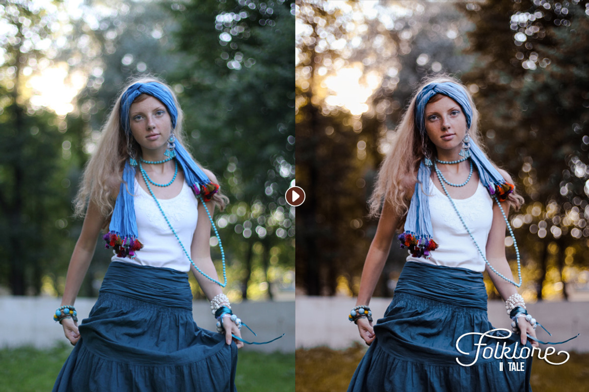 Folklore Lightroom Preset Pack, an Action Add-On by Presetrain Co. (Photo 3 of 5)