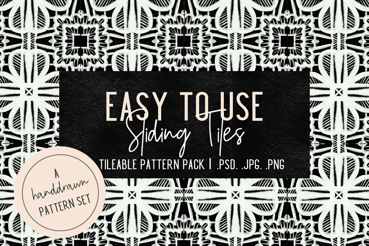 Willow| Nine Seamless Chalk Patterns, a Pattern Graphic by TheLegacyBrandingCo (Photo 7 of 9)