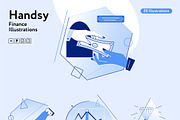 Handsy Finance illustrations, a Finance Illustration by Welovegraphics (Thumbnail 7 of 7)
