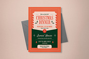 Pink Christmas Dinner Invitation, an Invitation Template by VectorVactory (Thumbnail 3 of 3)