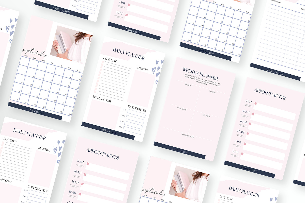 Canva Course Bundle 70 Lady Coach, a Magazine Template by VanessaRyan.co (Photo 4 of 11)