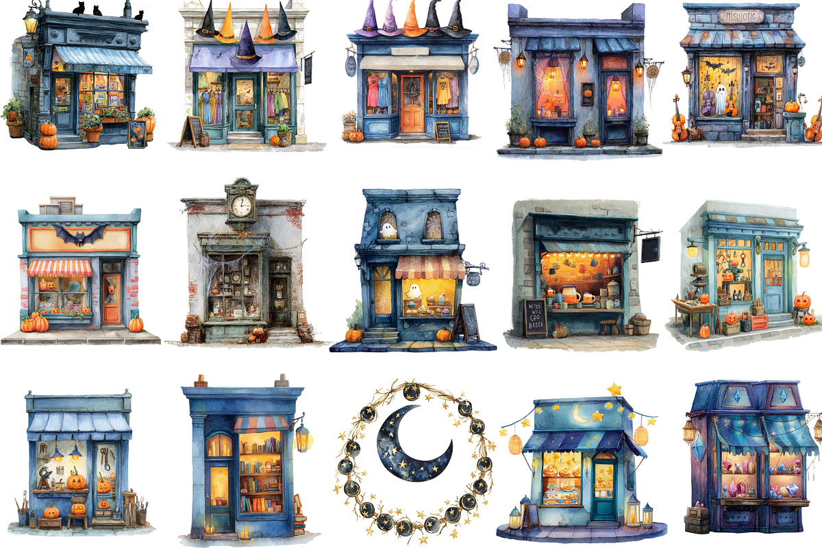 Halloween Storefront Sublimation, an Illustration by Designking (Photo 2 of 5)