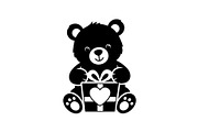 Cute Teddy Bear Love Vector Bundle, an Illustration by Designs_River (Thumbnail 10 of 51)
