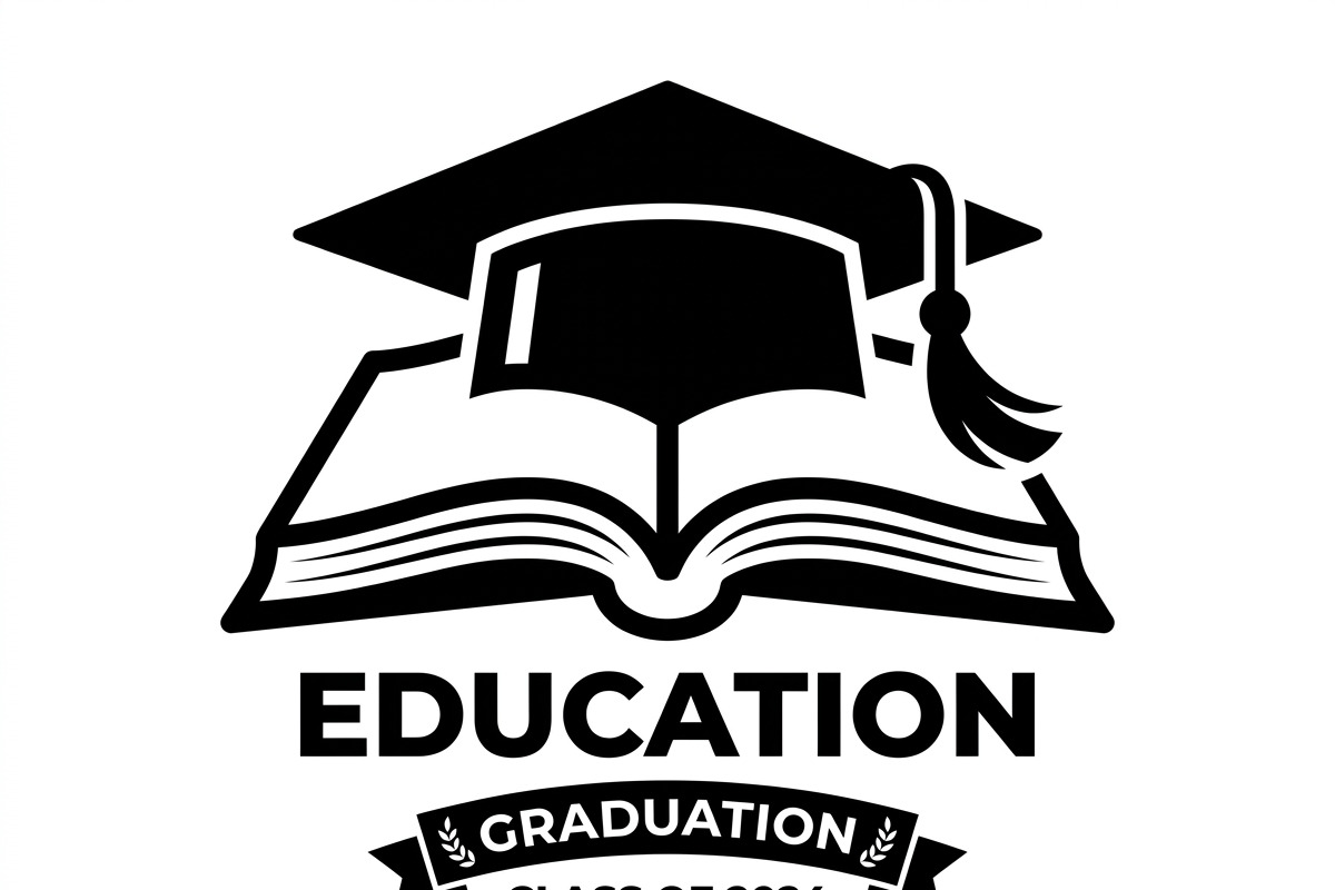 50 Graduation Cap and Book, an Education Illustration by Amazin_art (Photo 17 of 28)