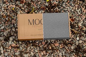 Cardboard Box Mockup Set