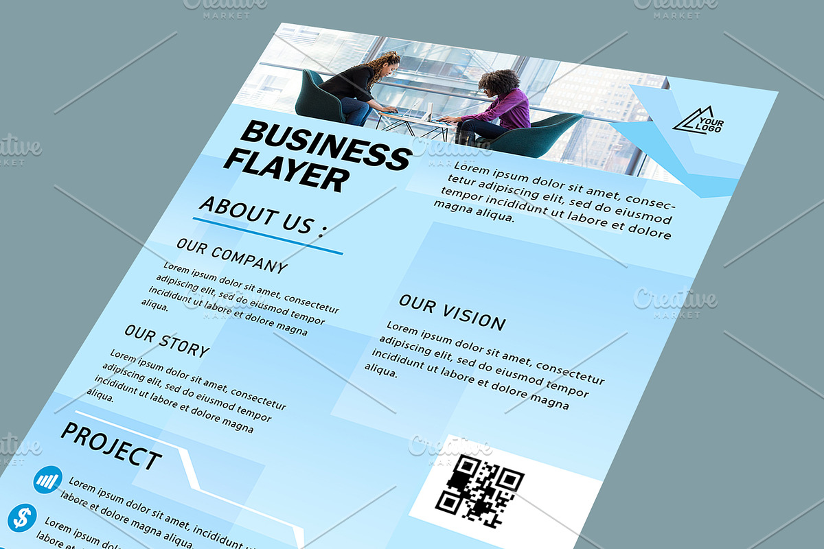 Business Flyer Template, a Flyer Template by As Studio (Photo 3 of 4)