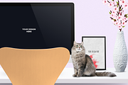 Mockup  scene creator-Desk edit, a Product Mockup by Leschinger.cz (Thumbnail 7 of 8)