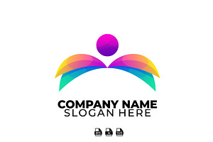 Company Desingn Colorful Logo