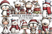 Whimsical Christmas Clipart Bundle, an Illustration by DreamPrint404 (Thumbnail 1 of 6)