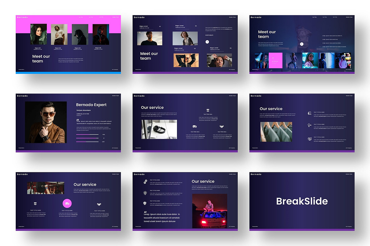 Bernado- Business Google Slide, a Presentation Template by Dens Creative Studio (Photo 3 of 6)