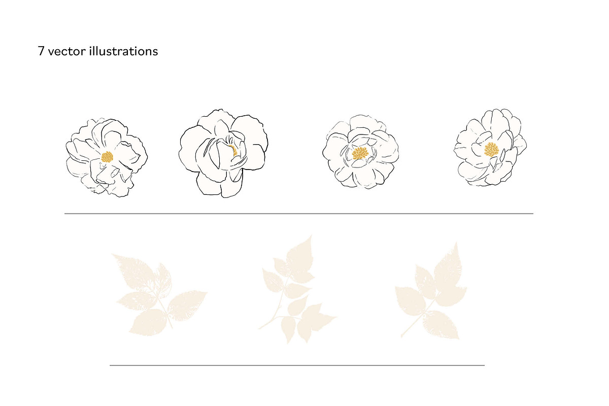Wedding invitations bundle, an Illustration by FiorenzaMarani (Photo 15 of 15)
