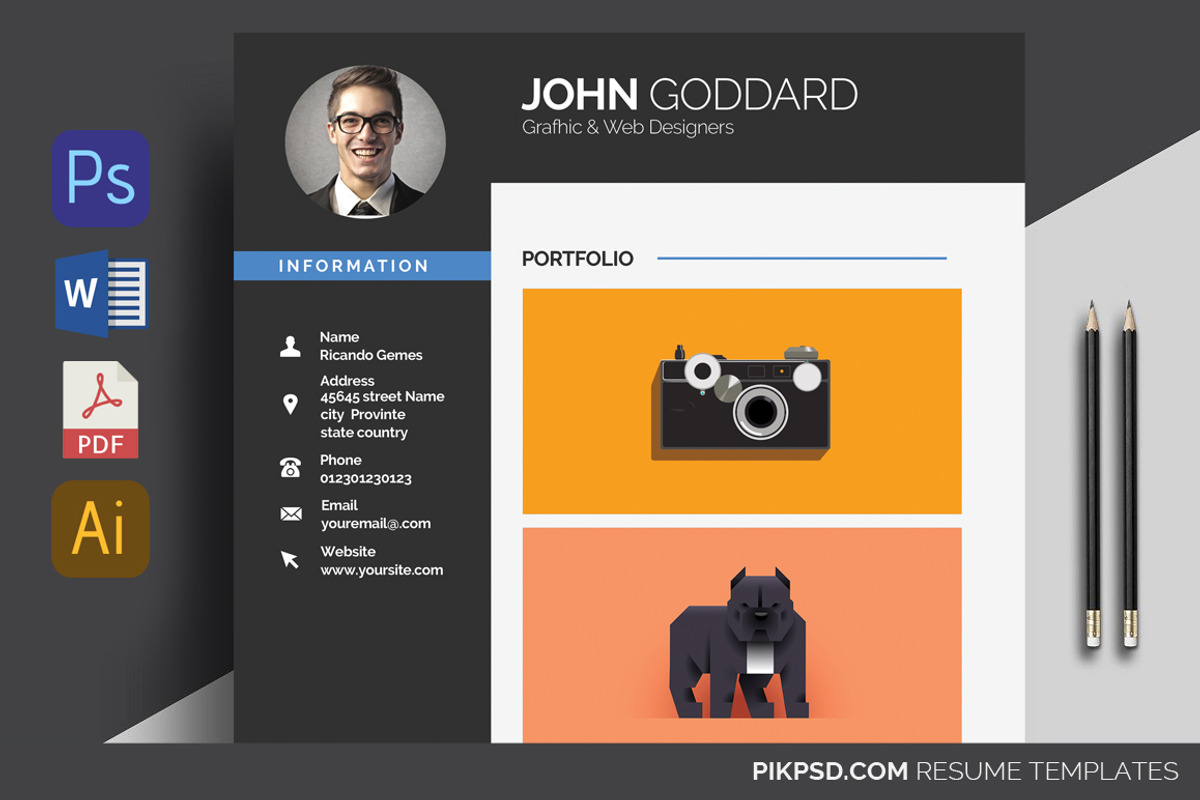 The Resume / CV, a Resume Template by graphicforest (Photo 3 of 7)