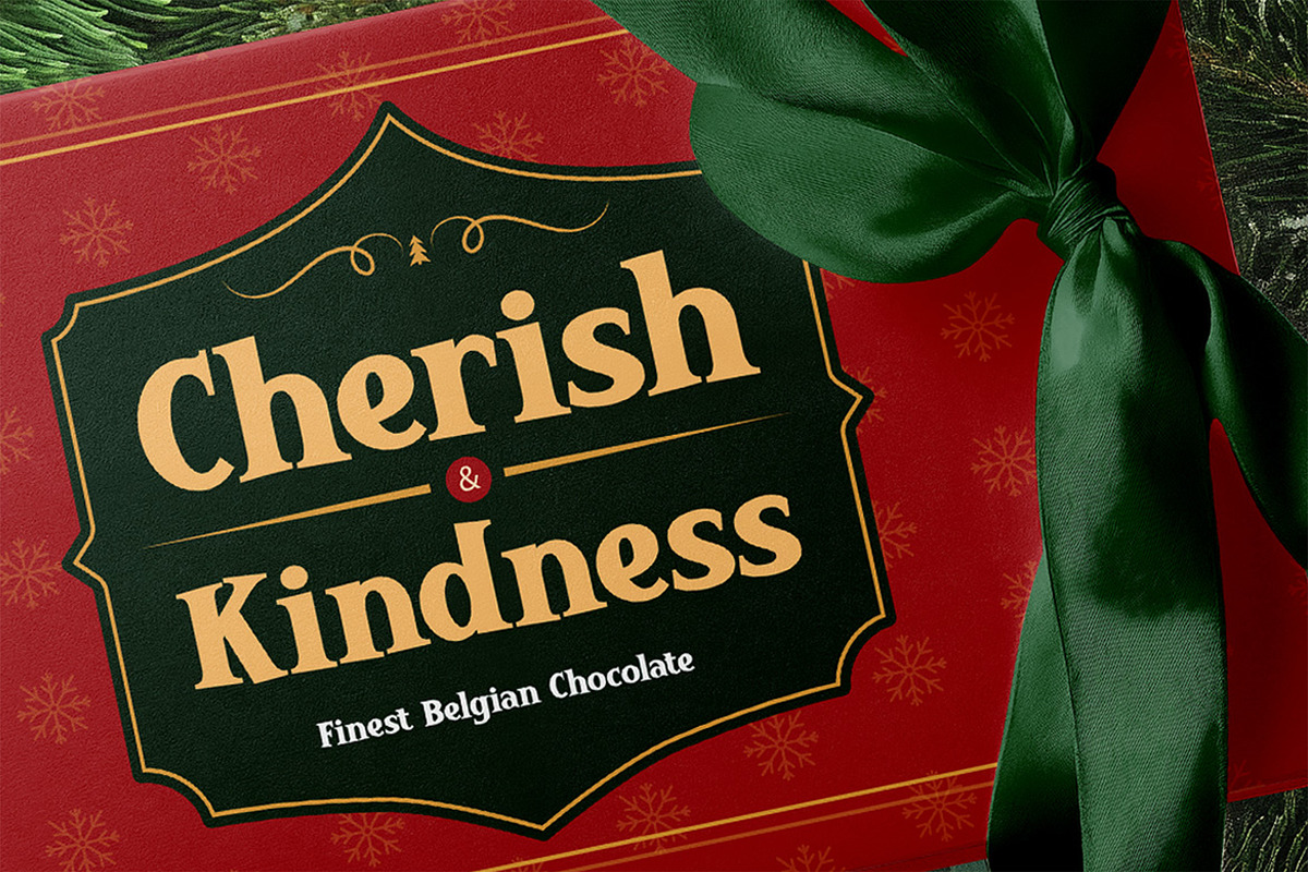 Winter Glyph - Christmas Font, a Serif Font by Pekotype (Photo 10 of 14)