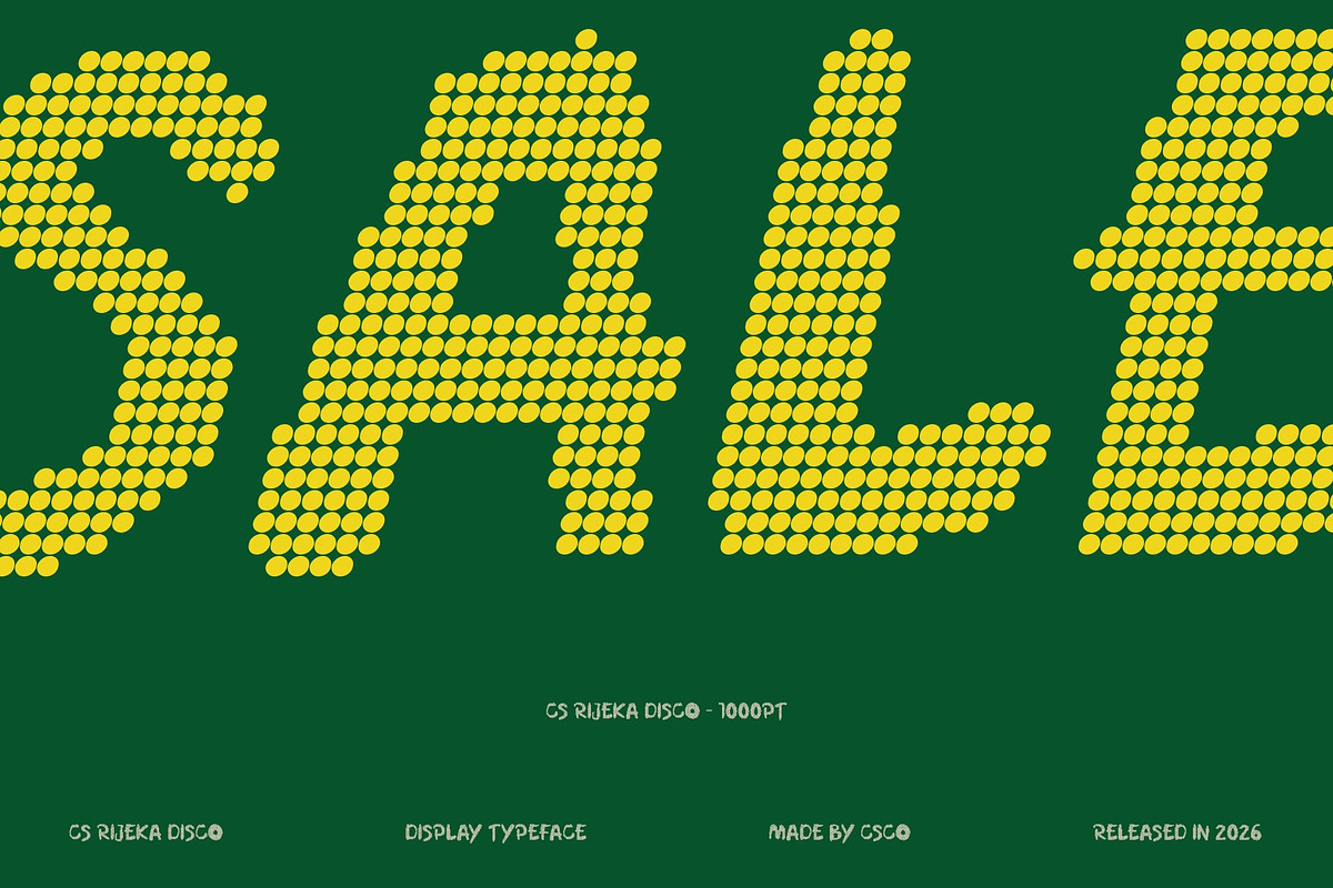CS Rijeka Disco, a Handwritten Font by Craft Supply Co. (Photo 6 of 8)