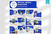 Social Media Manager -Canva Posts, a Social Media Template by Viral Content Design (Thumbnail 6 of 17)