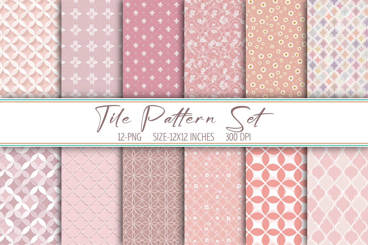 Tile Pattern, a Pattern Graphic by Libby Wishes (Photo 1 of 5)