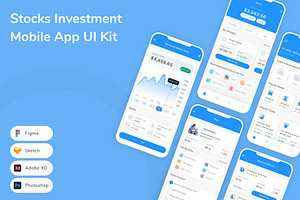 Stocks Investment Mobile App UI Kit