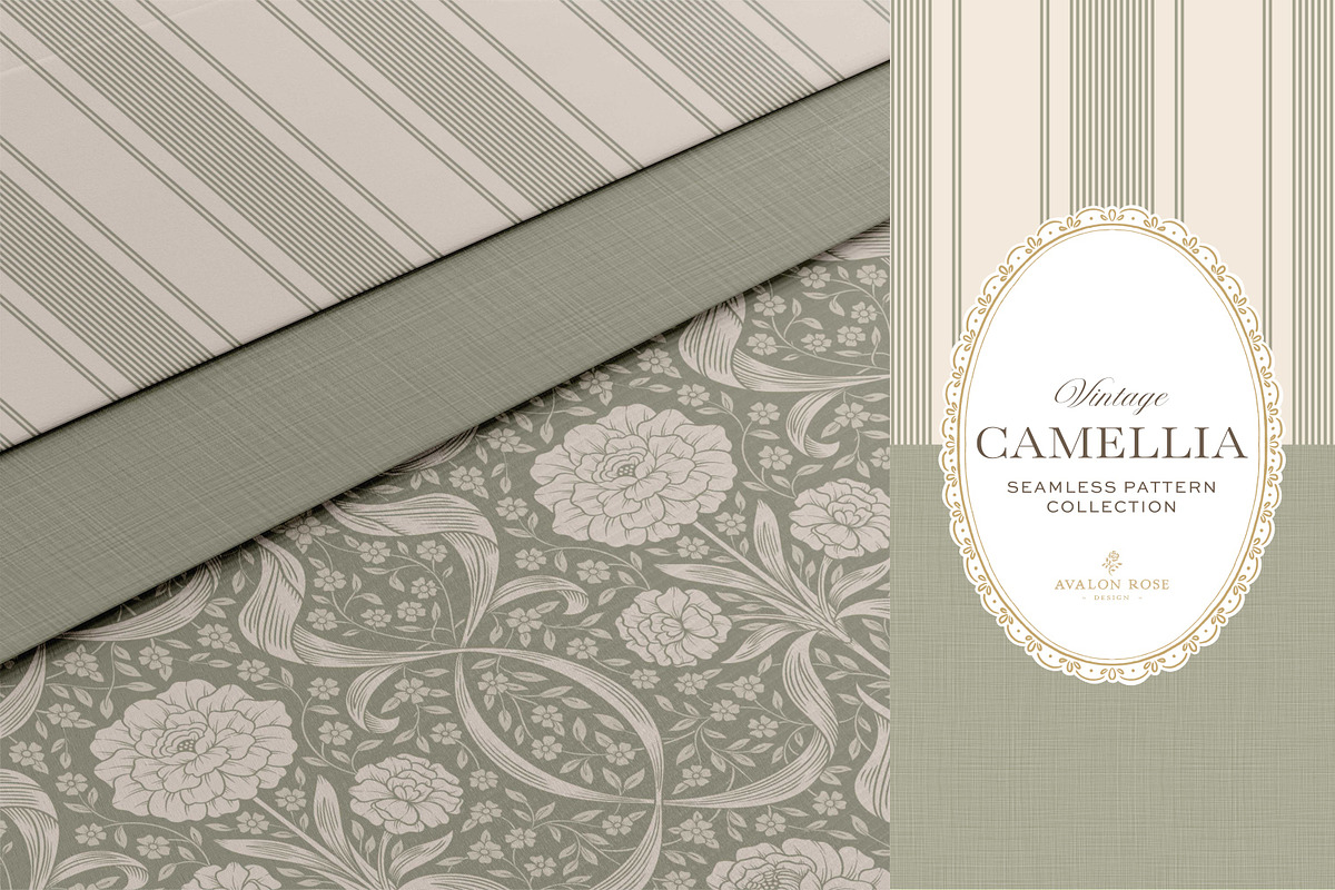 Arts & Crafts Floral Pattern Sage, a Pattern Graphic by Eclectic Anthology (Photo 6 of 10)