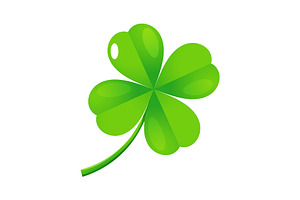 Lucky clover seamless pattern, a Decorative Illustration by Elen_Art