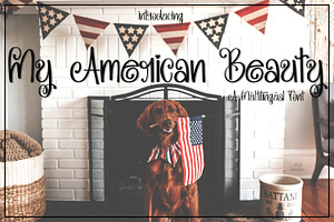 My American Beauty Multilingual Font