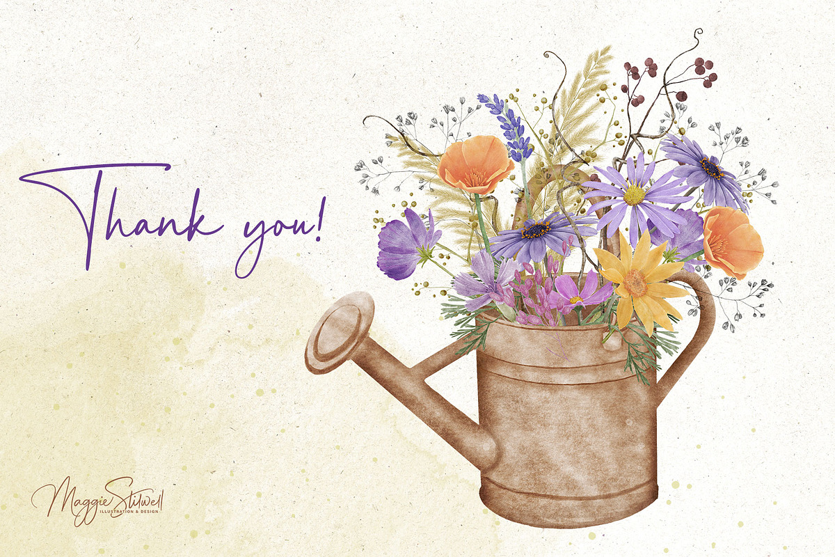 Weeds & Wildflowers Design Set, an Illustration by Maggie Stilwell Design (Photo 16 of 16)