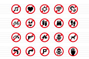 100 Forbidden Signs - Icons, an Icon by doghead (Thumbnail 5 of 6)