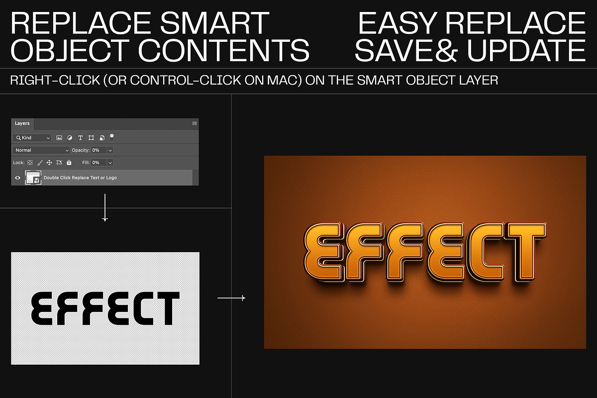 12 Text Effect Templates, a Layer Style Add-On by iDoodle Studio (Photo 6 of 6)