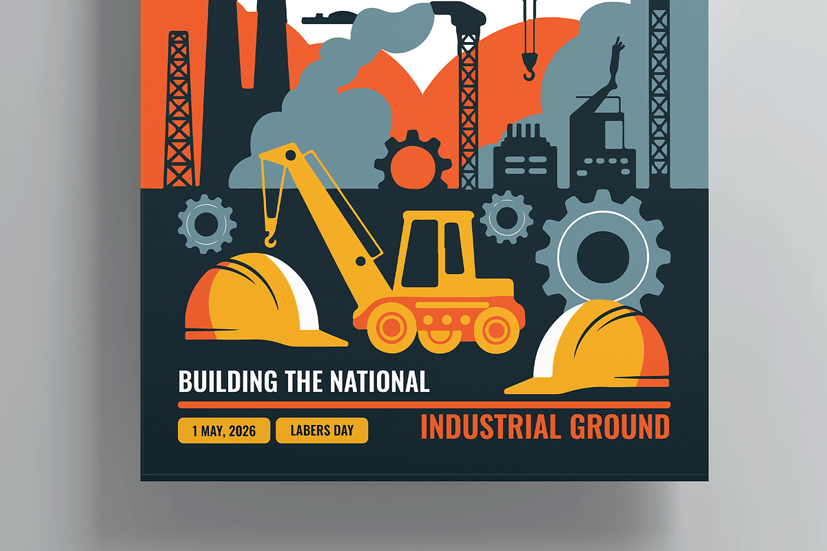 Labour Day Flyer Template, a Flyer Template by MightyDesign (Photo 3 of 8)