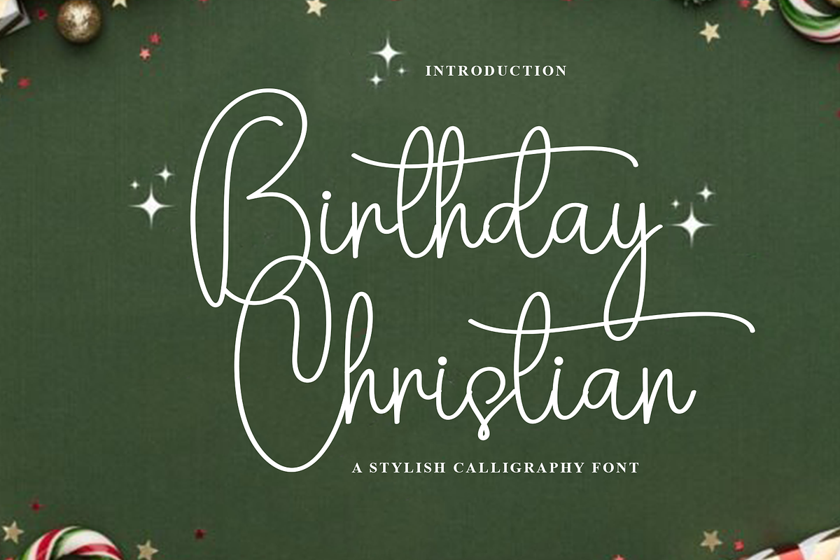 Birthday Christian, a Handwritten Font by FreshTypeINK (Photo 1 of 7)