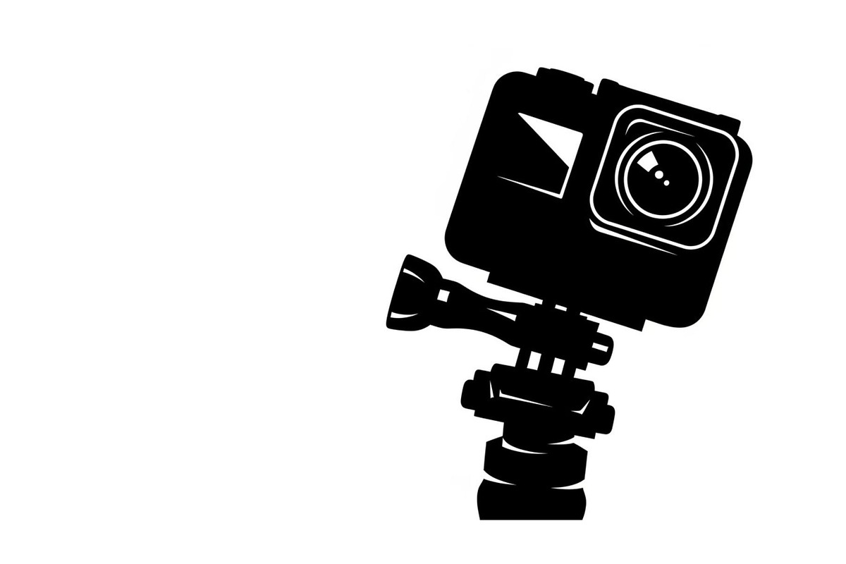 60 Action Camera Silhouette Icon, an Illustration by Artivon (Photo 60 of 61)