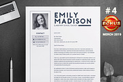 Resume/CV Bundle | 200+ for $29, a Resume Template by ResumeInventor (Thumbnail 50 of 207)