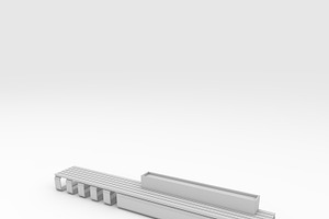 3D Model Bench Park 11