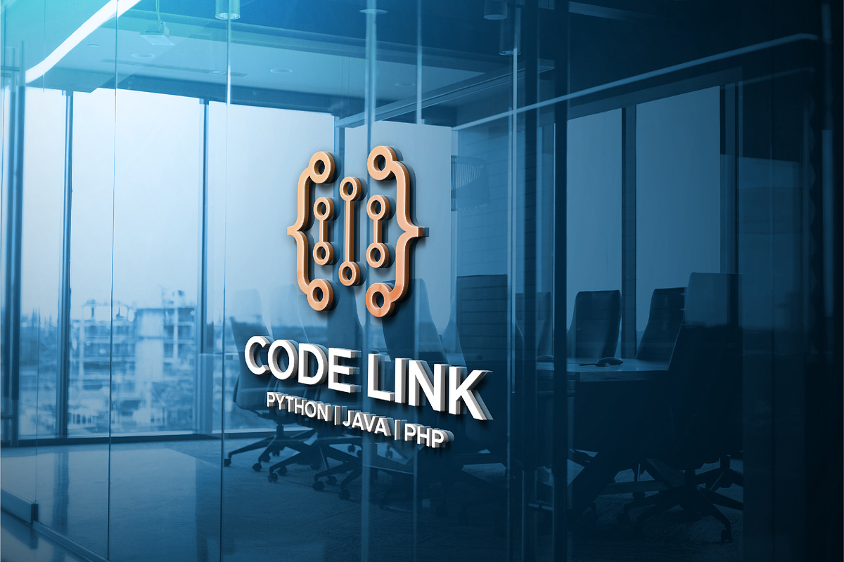 Code Link Logo, a Branding & Logo Template by M9 Design (Photo 6 of 7)