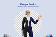 Ladsy Businesswoman 3D Character Set, a 3D by Welovegraphics (Thumbnail 7 of 10)