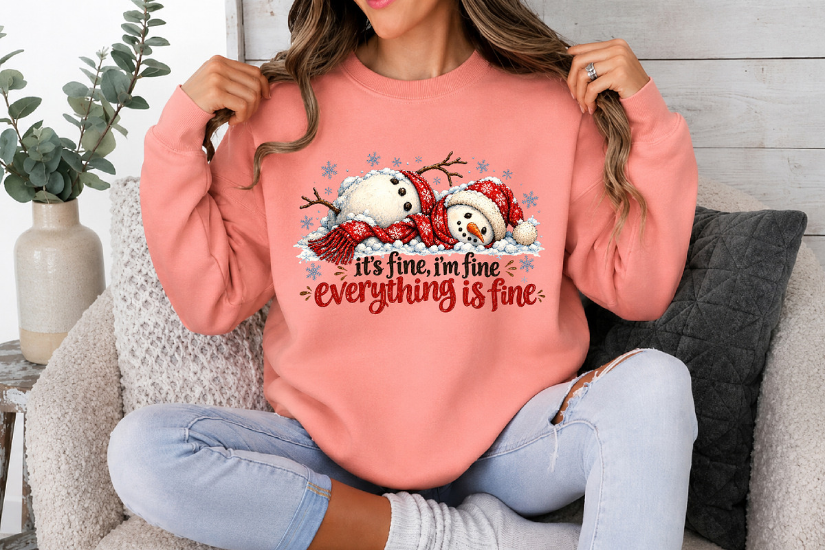 Funny Snowman Christmas PNG, a Seasonal Illustration by Craft Nest (Photo 3 of 6)