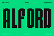 CS Alford – Condensed Font, a Sans Serif Font by Craft Supply Co. (Thumbnail 1 of 8)