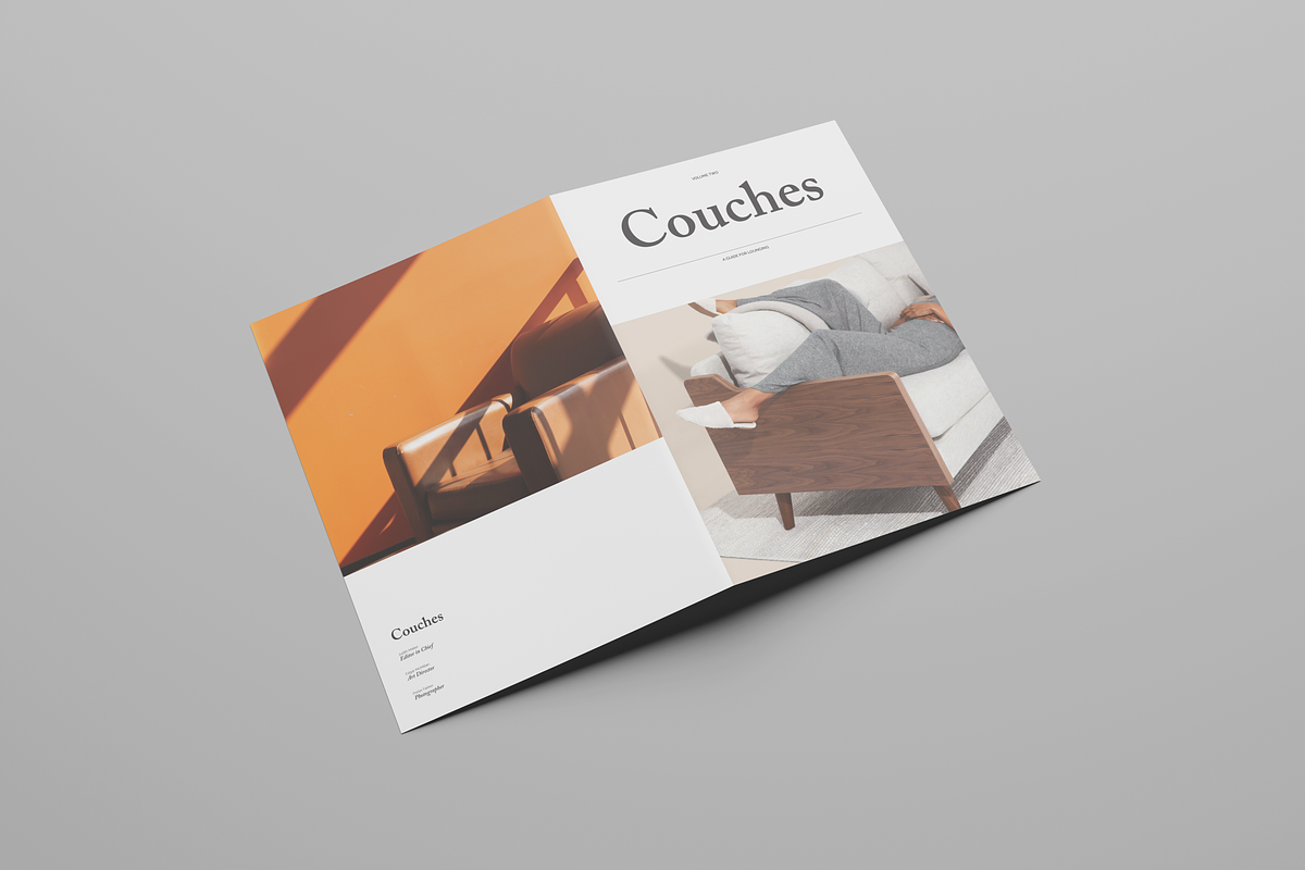 A4 Bifold Brochure Mockup Bundle 85, a Books & Magazine Mockup by Graphicuss (Photo 3 of 5)