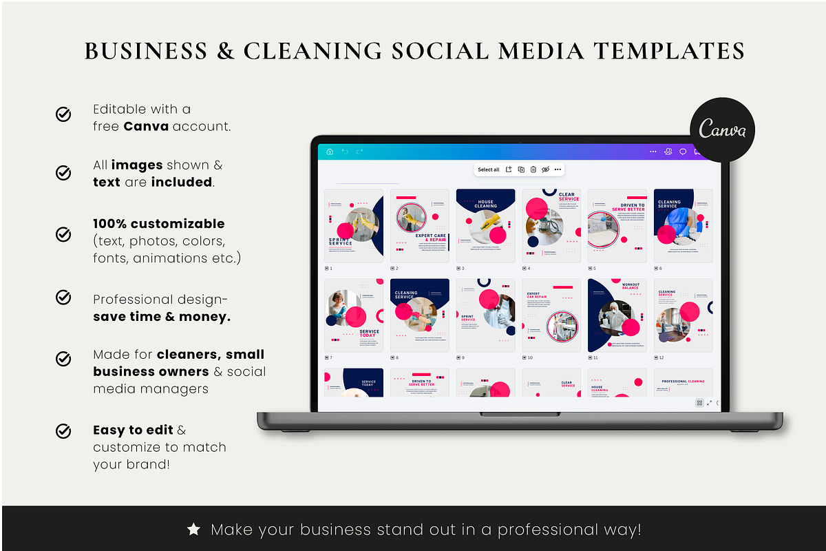 Instagram Templates for Cleaners preview 3