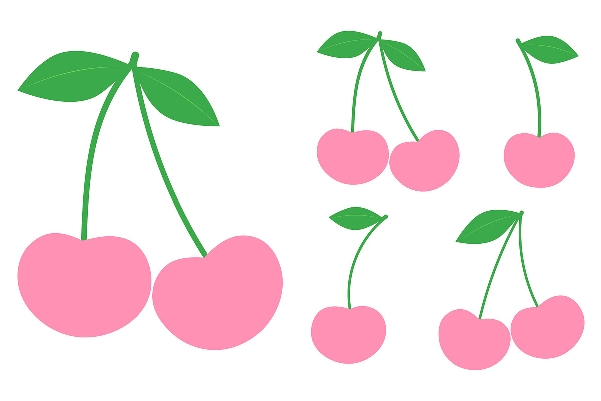 Cherry clipart. Cherry sublimation, a Food Illustration by IrinaShishkova (Photo 2 of 2)