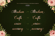Flamingo - formal script, a Script Font by Blessed Print (Thumbnail 10 of 13)
