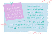 Holfing Notes Notes Handwritten, a Script Font by stylishtype.co (Thumbnail 9 of 10)