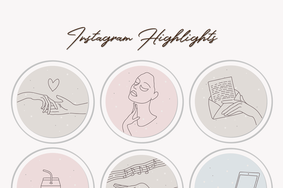 Instagram Highlights Illustrations, a Decorative Illustration by Irena Art (Photo 5 of 8)